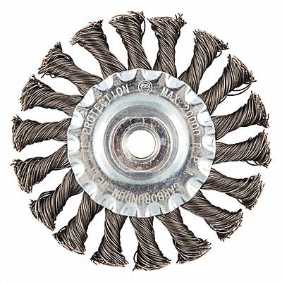 GRAINGER 66254443329 Wire Wheel Brush 0.020 Dia Wire