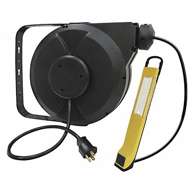 LUMAPRO 443P50 Cord Reel w/Lamp LED 50ft 14AWG 120VAC
