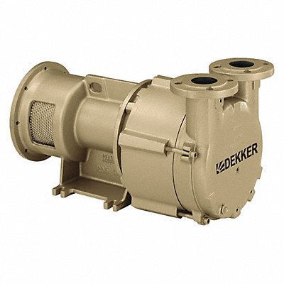 DEKKER VACUUM TECHNOLOGIES INC. DV0080DKB4 Liquid Ring Vacuum Pump 1 Stage 75 cfm