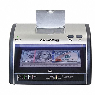ACCUBANKER LED430 Counterfeit Detector 110VAC Input Power
