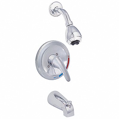GRAINGER 10066 Pressur Bal Tub Shower Set Ez-Flo Chrome