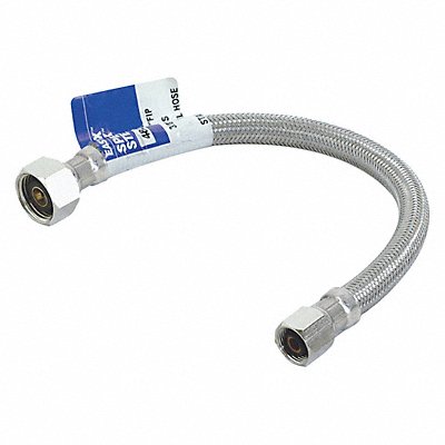 GRAINGER 48004 Supply Line 1/4 ID x 16 L