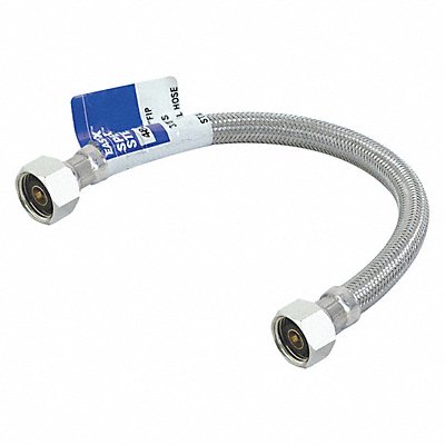 GRAINGER 48016 Supply Line 3/8 ID x 16 L