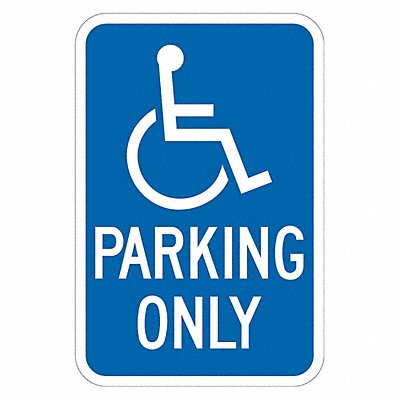 LYLE HCCA01EG12x18 Handicap Parking CA Sign 18 x 12