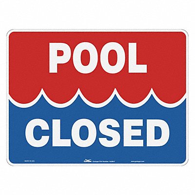 CONDOR 444M47 Safety Sign 18 inx24 in Aluminum