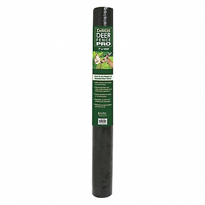 GRAINGER DDF7100PRO Deer Fence 3/4 Mesh 7 ft H 100 ft L