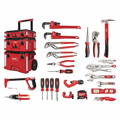 MILWAUKEE 48220141 Plumbers Kit 22 pcs. Uninsulated