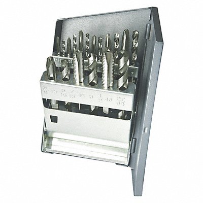 GREENFIELD THREADING 330085 Drill/Tap Set 18pc UNC