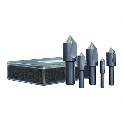 CLEVELAND C00971 Countersink Set 1/4 3/4 8 L HSS