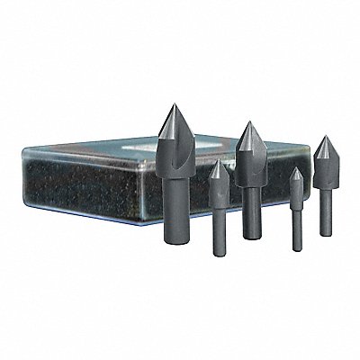 CLEVELAND C00972 Countersink Set 1/4 3/4 8 L HSS