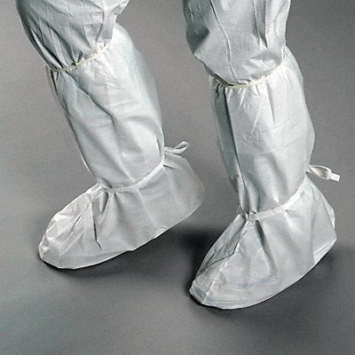 CRITICAL COVER BTT4W13B Cleanroom Boot Cover PP/PE Size XL PK200