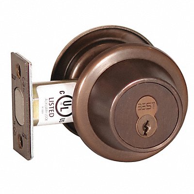 BEST 8T37MSTK613 Deadbolt Cylindrical Oil Rubbed Bronze
