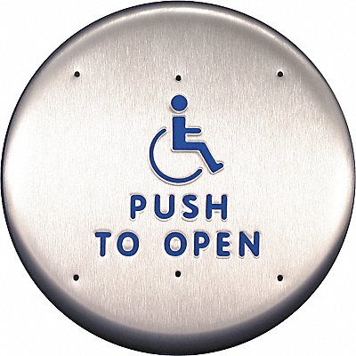 BEST CL2216HANDICAPLOGOPUSHTOOPENTEXT Push Plate For Auto Operator 6 L