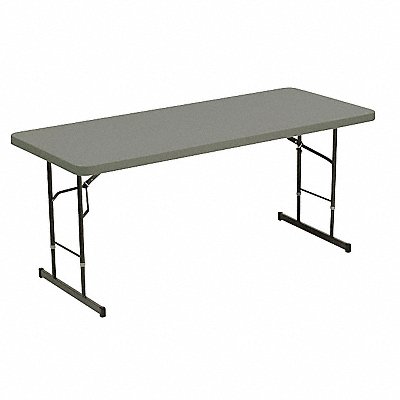 ICEBERG 61627 Folding Table Rectangular Polyethylene 72 L 30 W