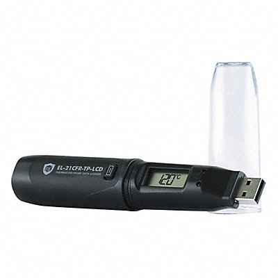 LASCAR EL21CFRTPLCD Thermistor Probe Data Logger 5.31 D