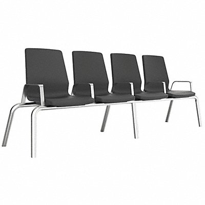 CORTECH 45BKG Structured Seating 4 Seats Black