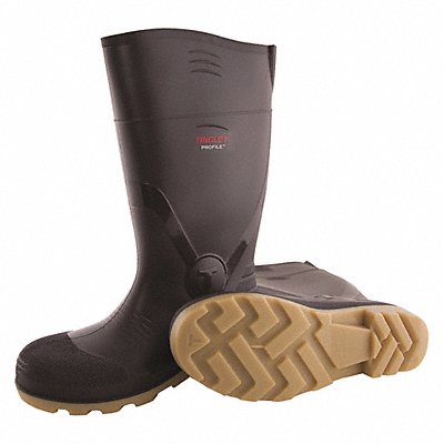 PROFILE 51154 Knee Boots Brown Size 14 Mens 15 H PR