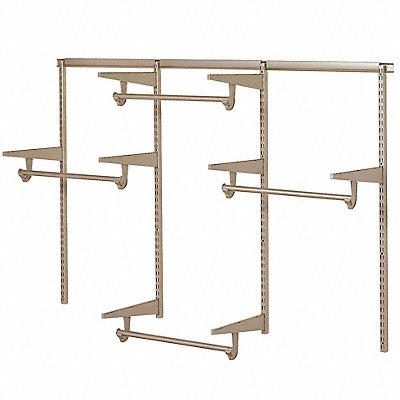 KNAPE VOGT 0300KITA6CN Closet Hardware Kit Steel 800 lb.