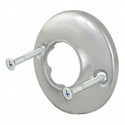 GRAINGER 15092 Shower Rod Flange Steel 2 1/2 in W PR