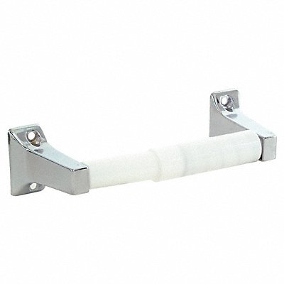 GRAINGER 15235 Toilet Paper Holder (1) Roll Polished