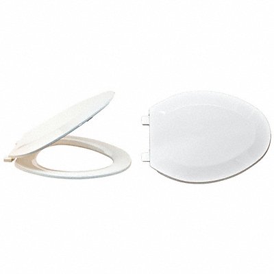 GRAINGER 65903 Toilet Seat Elongated Bowl Closed Front