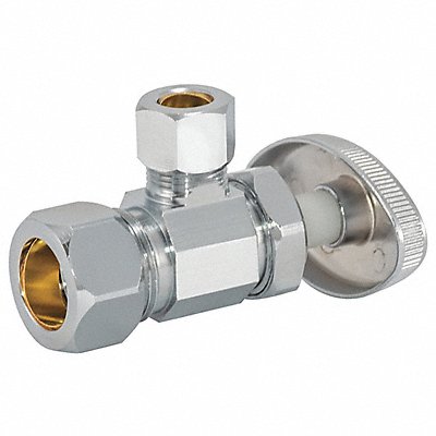 GRAINGER 04348LF Supply Stop Angle 5/8 Inlet 3/8 Outlet