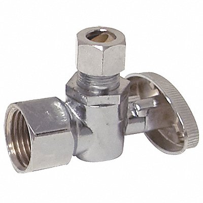 GRAINGER 10733lf Supply Stop Angle 1/2 Inlet Celcon Stem