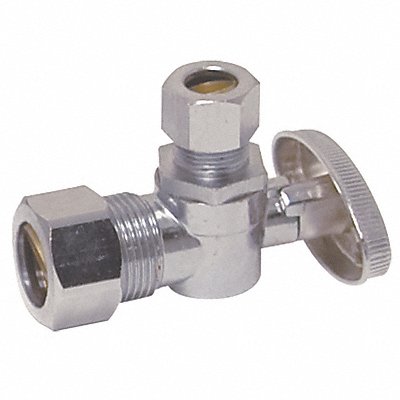 GRAINGER 10738lf Supply Stop 2-Way 5/8 Inlet 3/8 Outlet