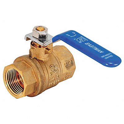 GRAINGER 20047LF Manual 2-Way Ball Valve IPS Brass