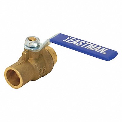 GRAINGER 20063LF Manual 2-Way Ball Valve Sweat Brass