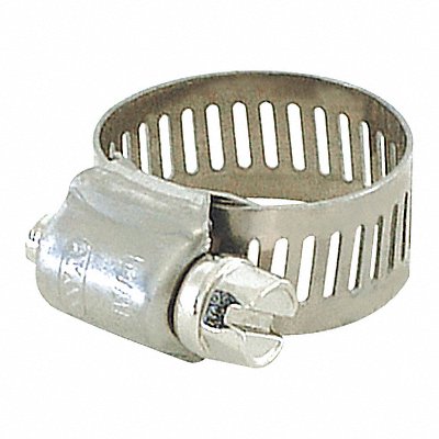 GRAINGER 43257 Worm Gear Hose Clamp 9/16 W 9/16 ID
