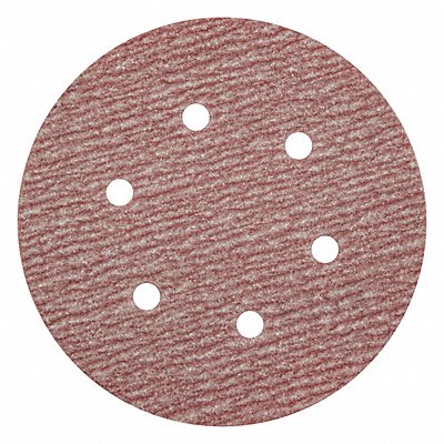 GRAINGER 5539520322 Hook & Loop Sanding Disc 6 in Dia