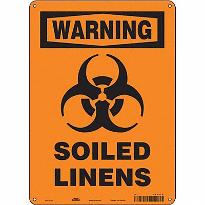 CONDOR 447X73 Safety Sign 10 inx7 in Polyethylene