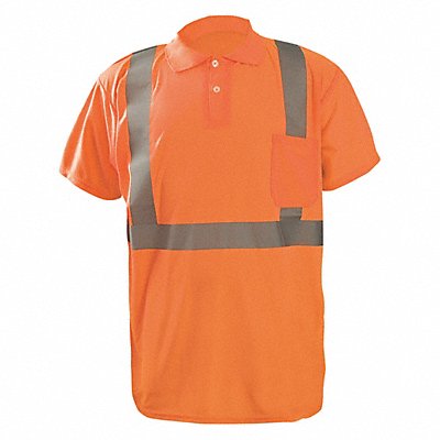 OCCUNOMIX LUXSSPP2BO3X J6330 Polo Shirt 3XL ANSI Class 2