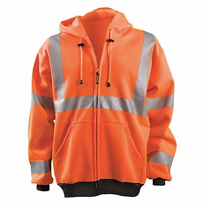 OCCUNOMIX LUXHZSWTO2X Hooded Sweatshirt 2XL ANSI Class 3