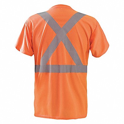 OCCUNOMIX LUXSSTP2BXOM J6328 Short Sleeve T-Shirt M ANSI Class 2