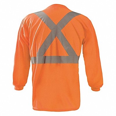 OCCUNOMIX LUXLST2BXOS J6337 Long Sleeve T-Shirt S Orange Polyester