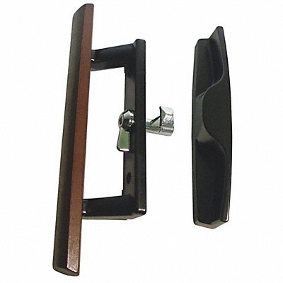 GRAINGER 13106X Handle Set Wood/Zinc 8-1/2 L x 4-1/2 H