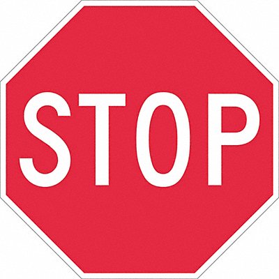 LYLE T11006EG18x18 Stop Traffic Sign 18 x 18