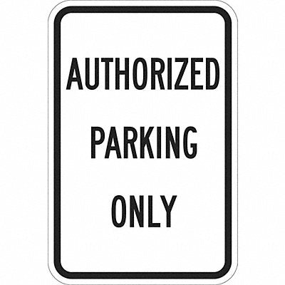 LYLE T11177EG12x18 AutHorizontaled Parking Sign 18 x 12