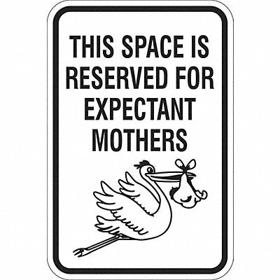 LYLE T11201DG12x18 Expectant Mothers Parking Sign 18 x 12
