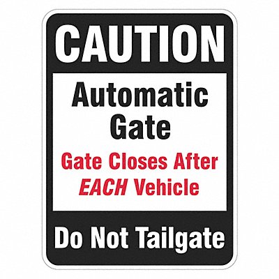 LYLE T11329EG12x18 Parking Lot Gate Parking Sign 18 x 12