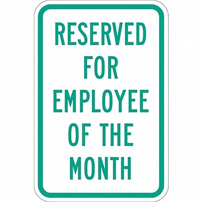 LYLE T11039DG12x18 Employee Parking Sign 18 x 12
