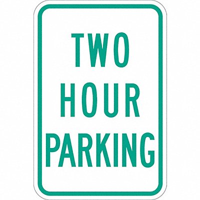 LYLE T11190DG12x18 Time Limit Parking Sign 18 x 12