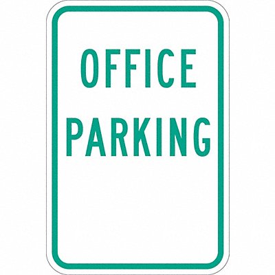 LYLE T11193DG12x18 Office Parking Sign 18 x 12