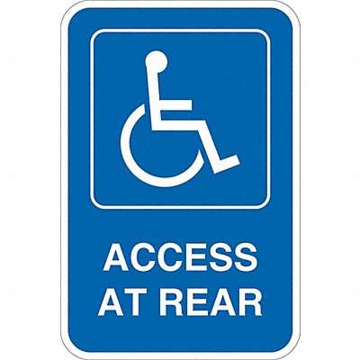 LYLE T11128DG12x18 ADA Handicapped Parking Sign 18 x 12