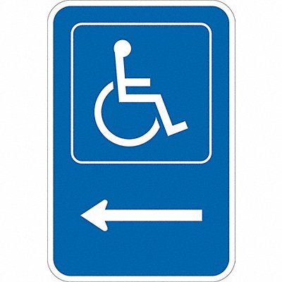 LYLE T11129DG12x18 ADA Handicapped Parking Sign 18 x 12