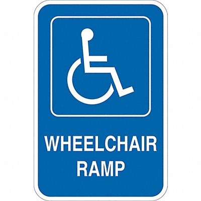 LYLE T11131EG12x18 ADA Handicapped Parking Sign 18 x 12