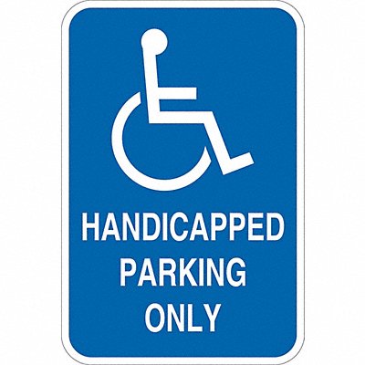 LYLE T11134EG12x18 ADA Handicapped Parking Sign 18 x 12