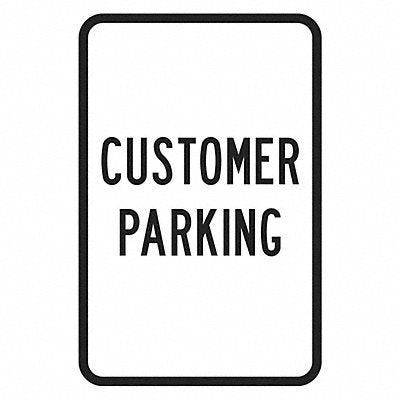 LYLE T16210EG12x18 Customer Parking Sign 18 x 12